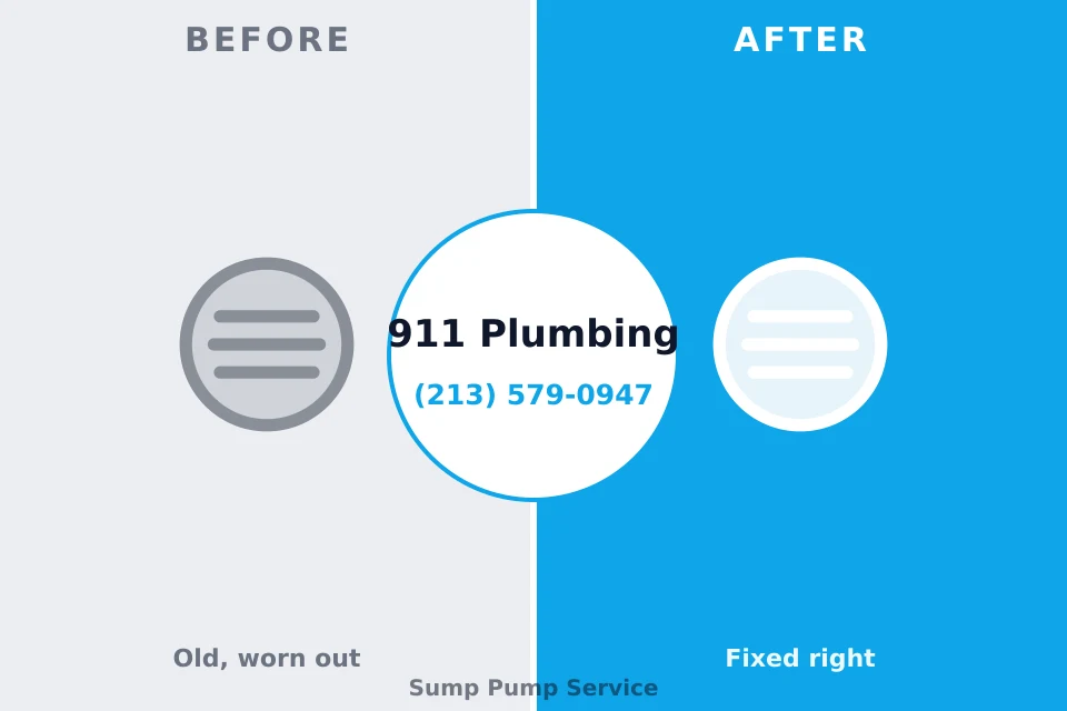 Before and after: plumbing company Pearl River, NY